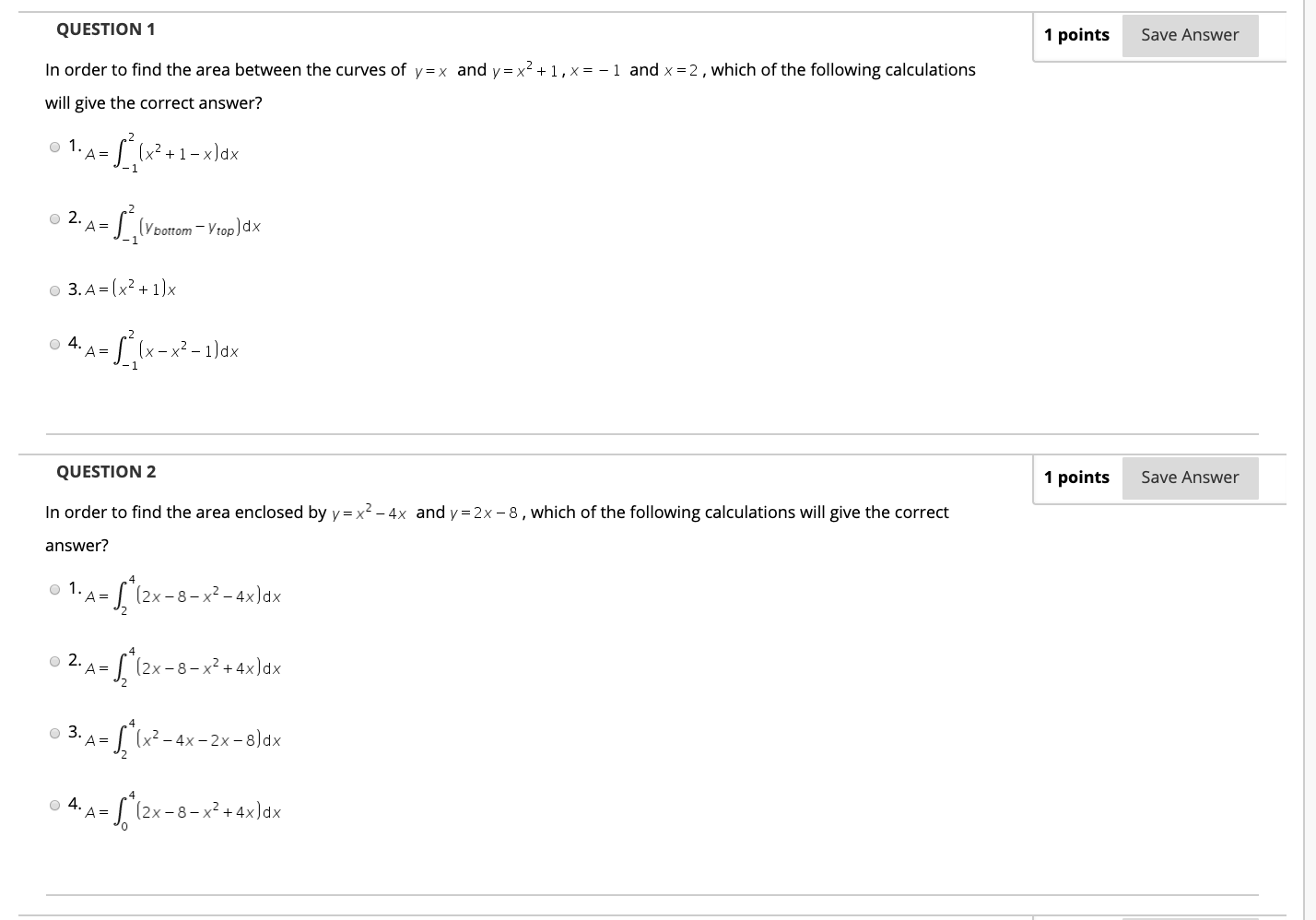 Solved QUESTION 1 1 points Save Answer In order to find the | Chegg.com