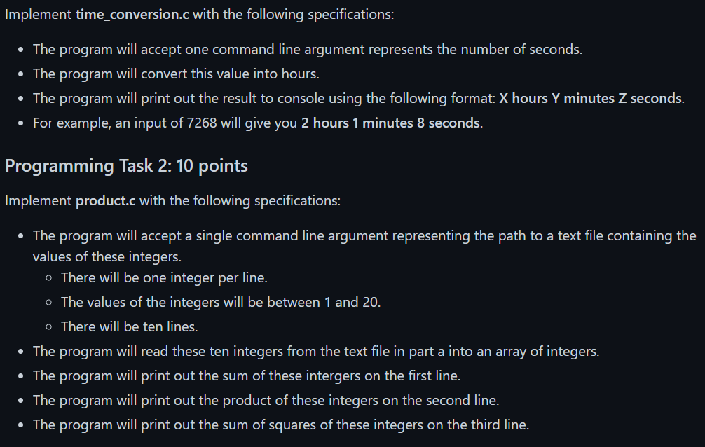 Solved Implement time_conversion.c with the following | Chegg.com