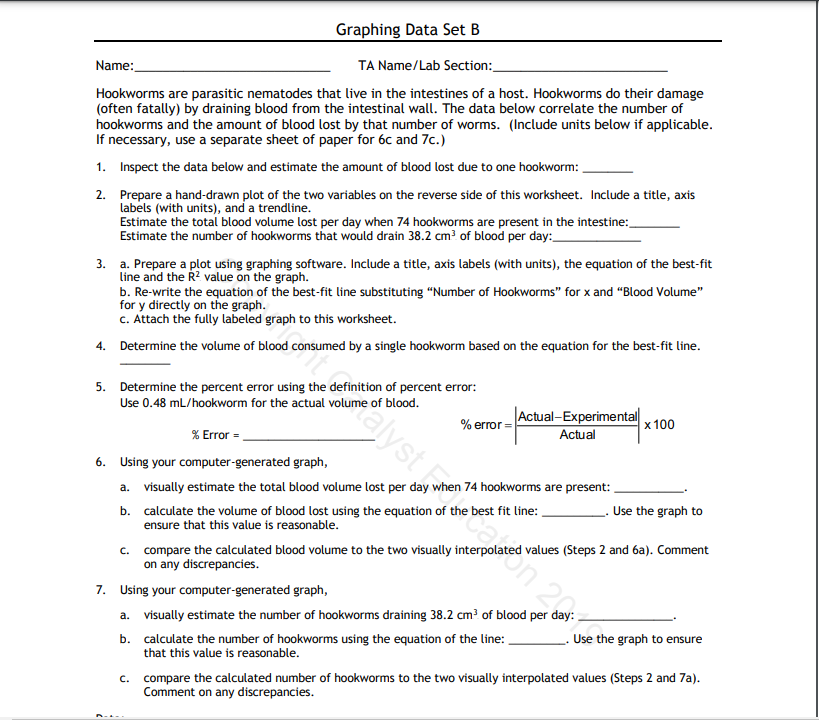 Hookworm info sheet