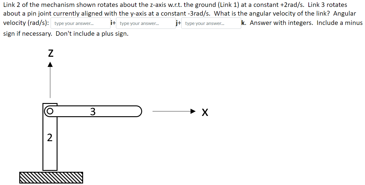 Solved Link 2 Of The Mechanism Shown Rotates About The | Chegg.com