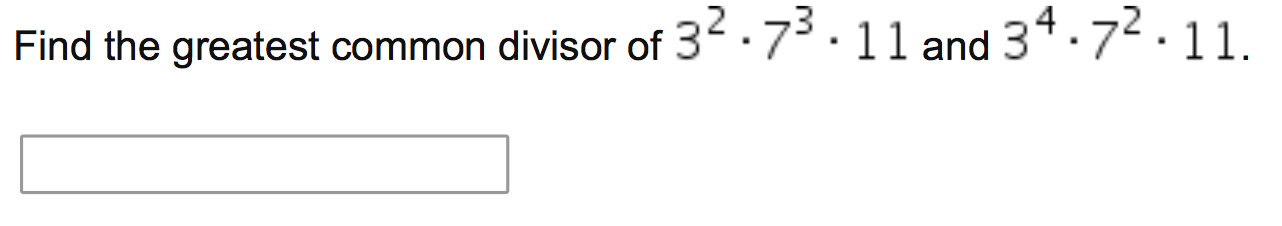 Solved Find the greatest common divisor of 32.73. 11 and | Chegg.com