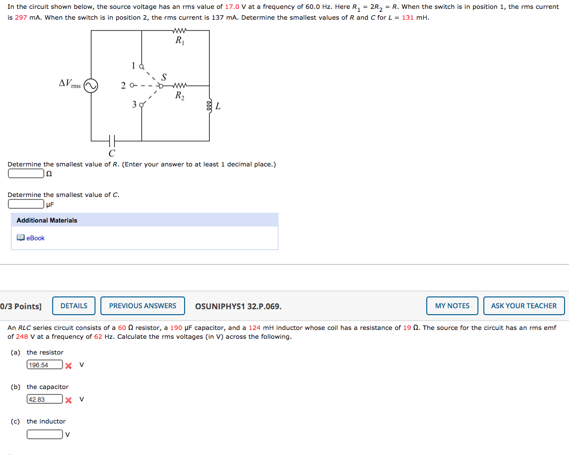 Solved In the circuit shown below, the source voltage has an | Chegg.com