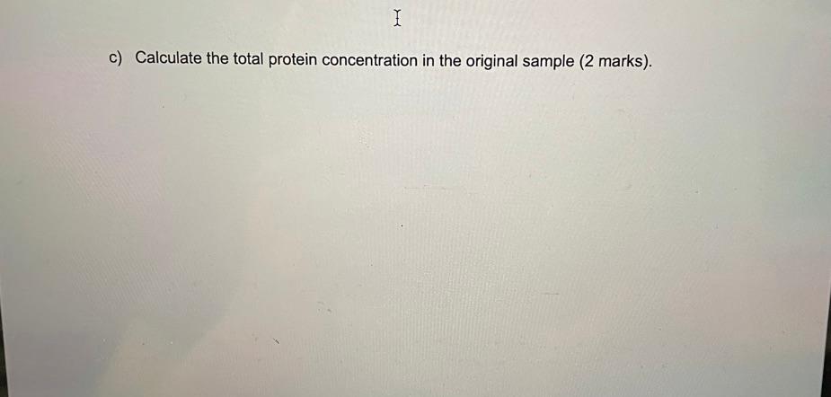 Solved Peptide Bond 4 A Bradford Assay Was Conducted To 4146