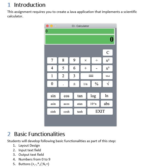 Solved 1 Introduction This assignment requires you to create