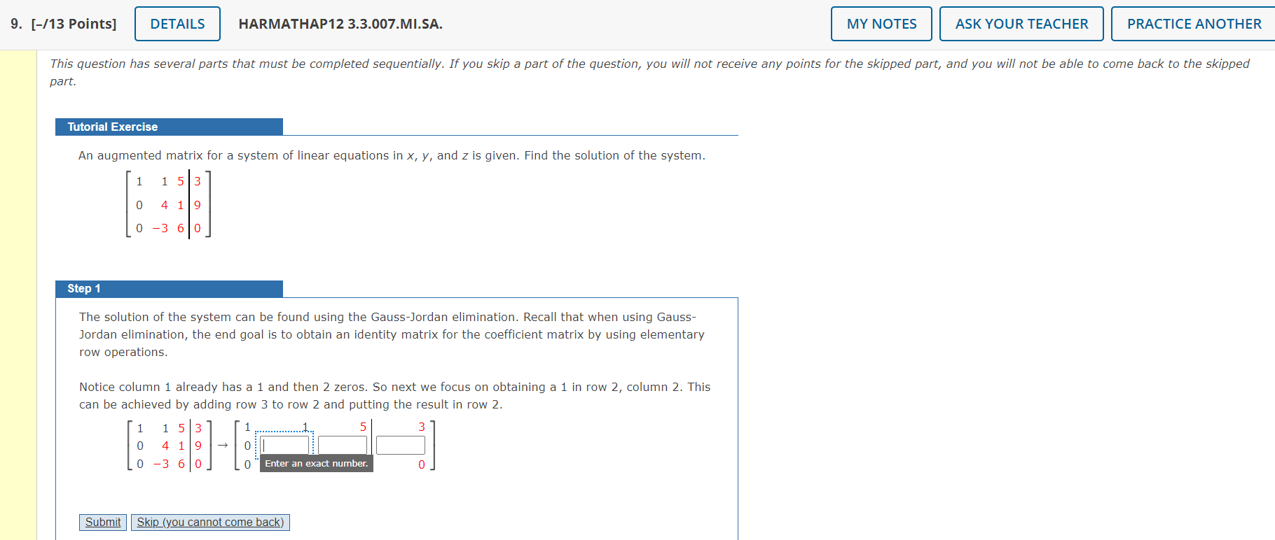 Solved 4. [-/1 Points] DETAILS HARMATHAP12 3.4.047. MY NOTI | Chegg.com