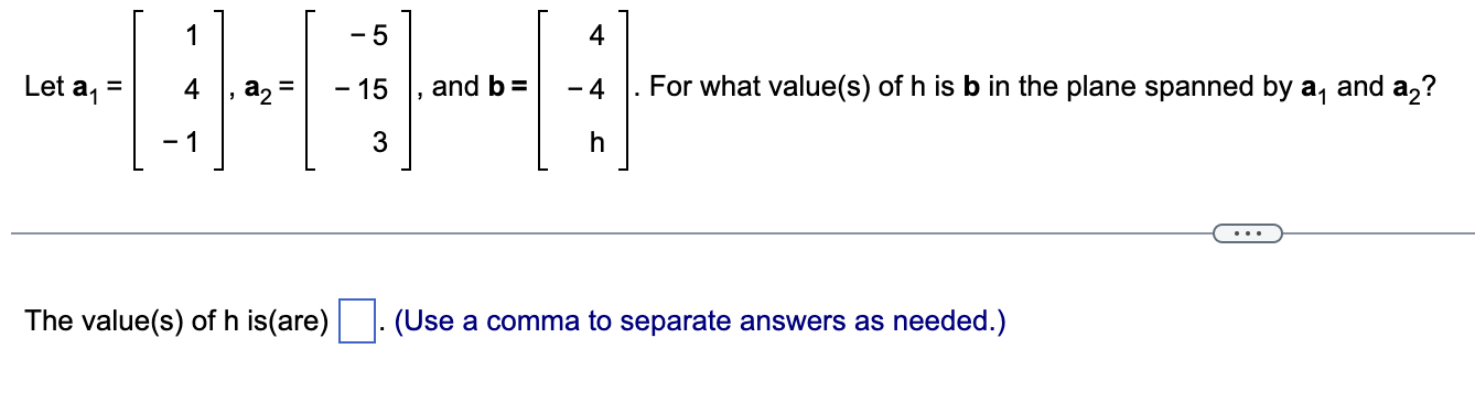 Solved Let A=⎣⎡10−3048−6−44⎦⎤ and b=⎣⎡2112−15⎦⎤. Denote the | Chegg.com
