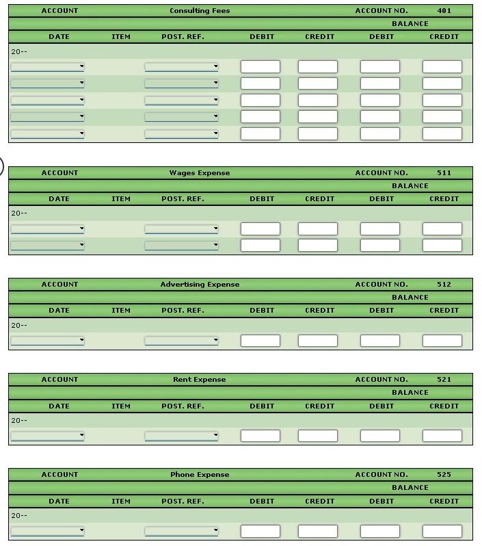 Solved Journalizing and Posting Transactions Annette | Chegg.com