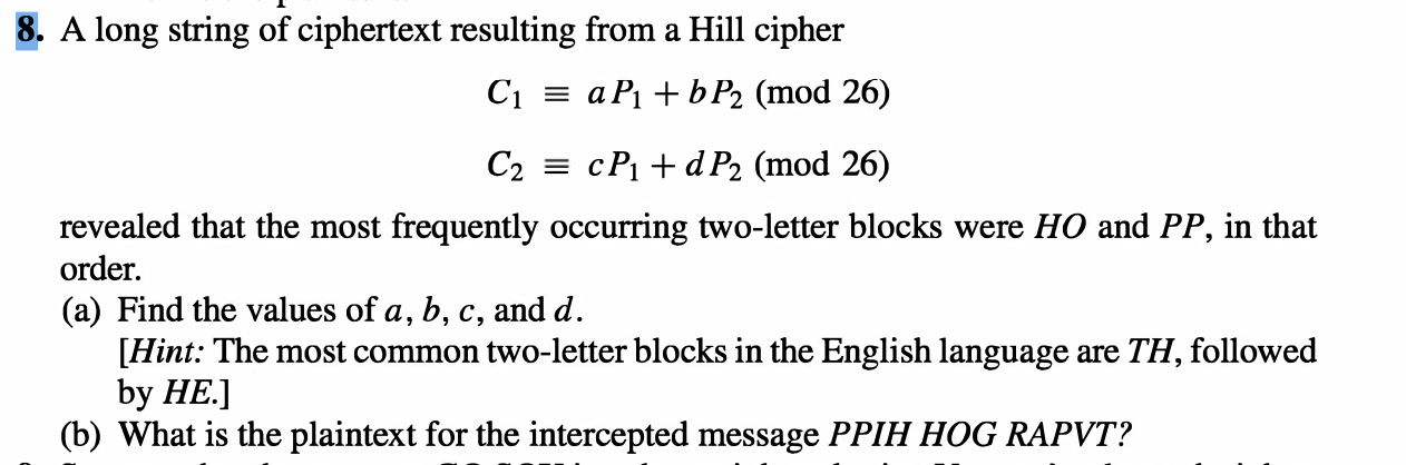 Solved Number Theory. Parts (a) And (b) Please. Please Show | Chegg.com