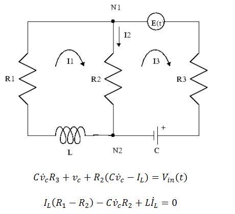The above RLC Circuit is represented by the given | Chegg.com