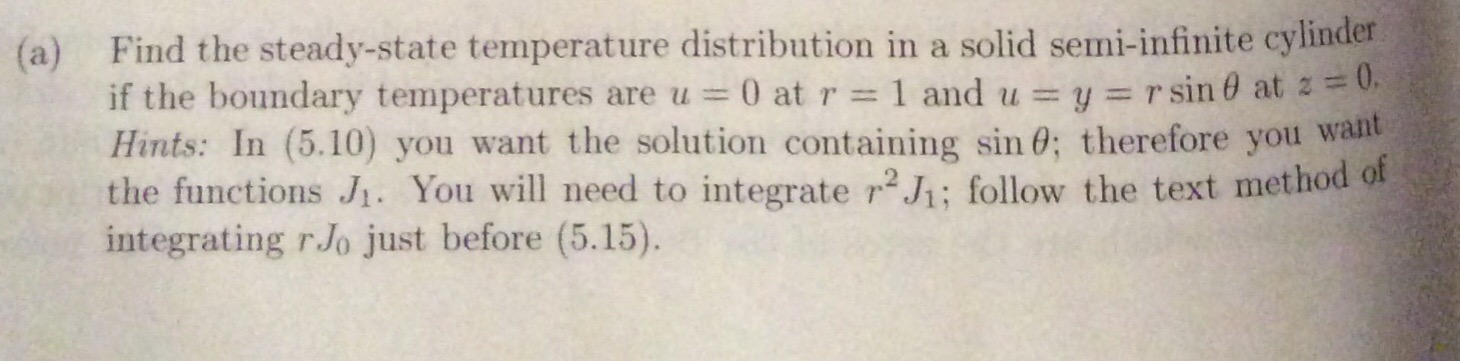 Solved (a) Find the steady-state temperature distribution in | Chegg.com