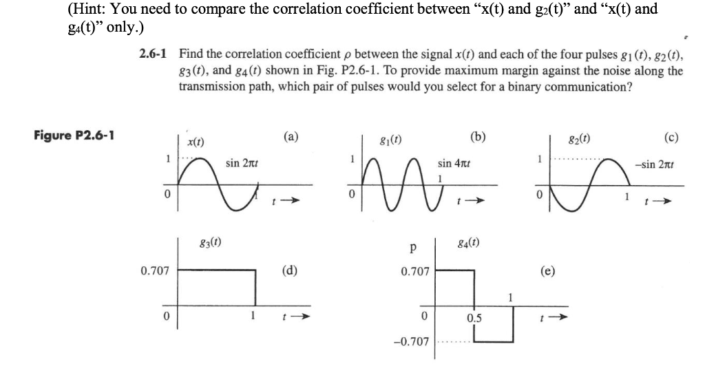Solved (Hint: You need to compare the correlation | Chegg.com