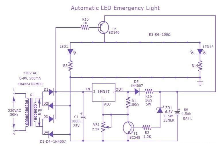 Solved Emergency Light 1K W T2 BD140 | Chegg.com