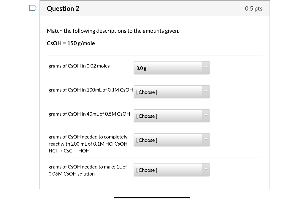 Which of the following are soluble in water or NOT