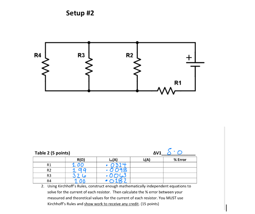 Solved Using Kirchhoffs Rules Construct Enough 3273