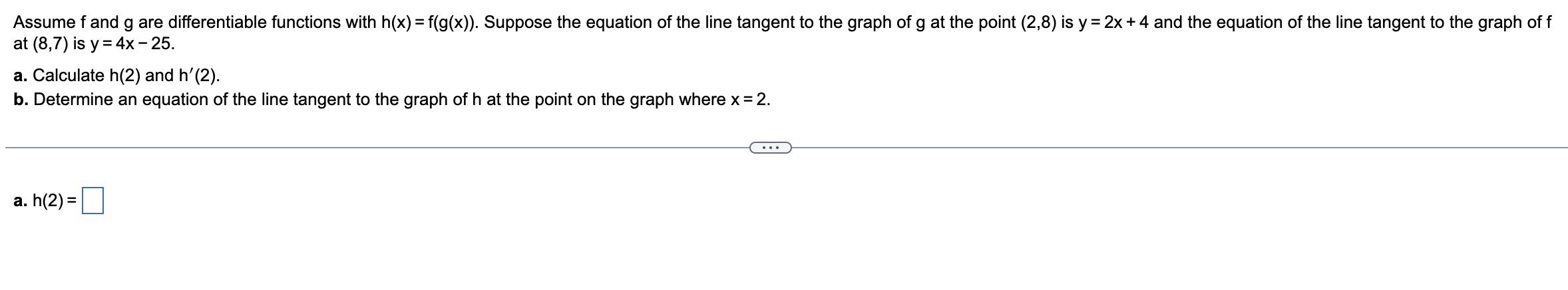 Solved Assume f and g are differentiable functions with | Chegg.com