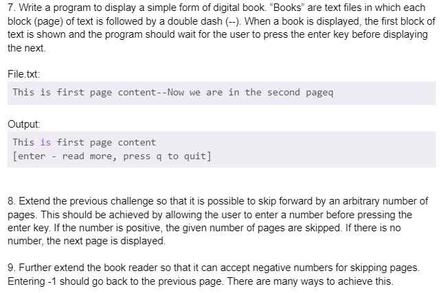 Solved 7. Write a program to display a simple form of | Chegg.com