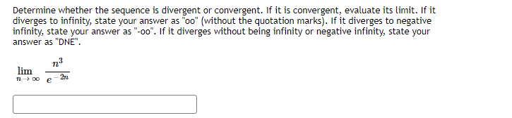 Solved Determine whether the sequence is divergent or | Chegg.com