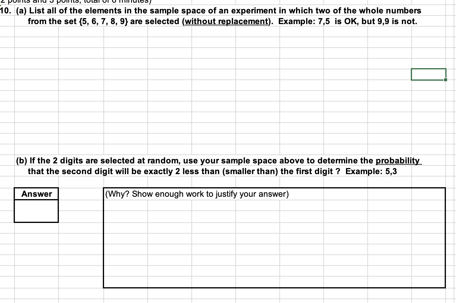 Solved (a) List all of the elements in the sample space of | Chegg.com