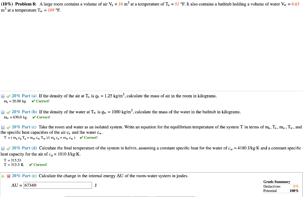 10 Problem 8 A Large Room Contains A Volume Of Chegg Com   Phpv2Qb1x