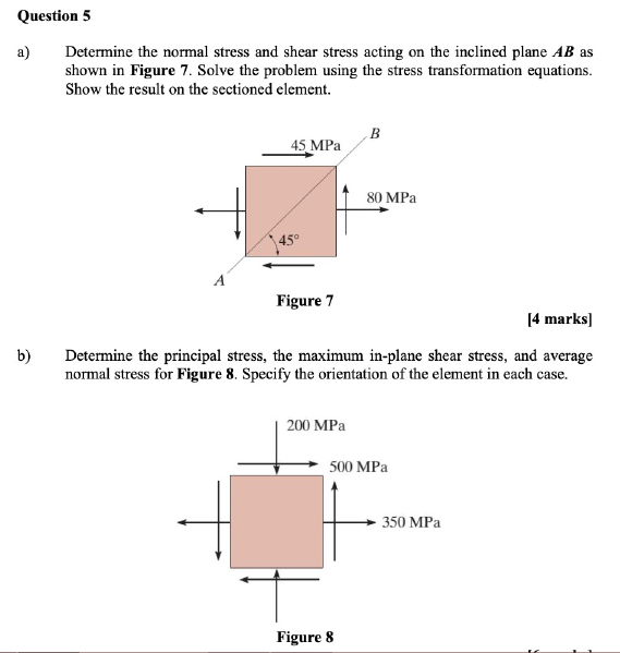 solved-question-5-a-determine-the-normal-stress-and-shear-chegg