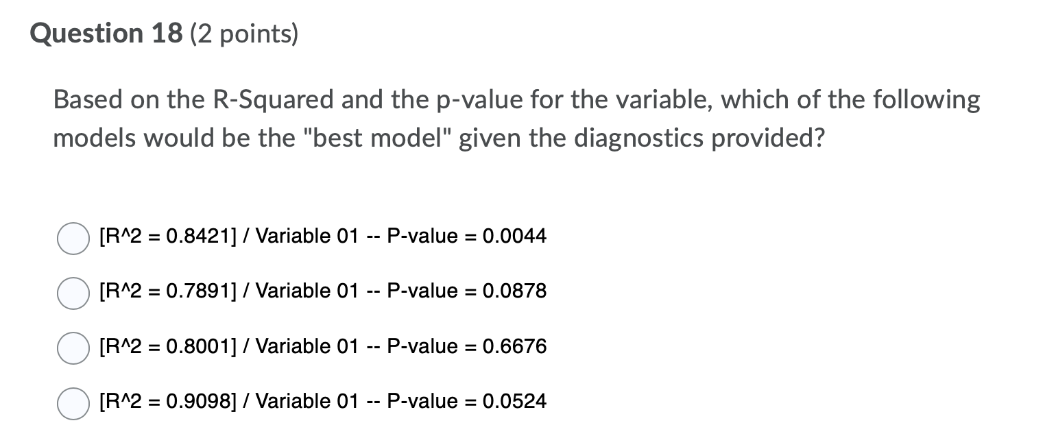 r squared and s assignment quizlet