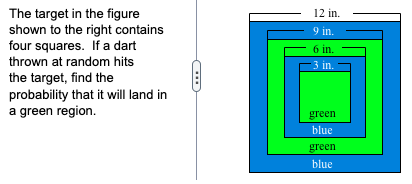 Solved The target in the figure shown to the right contains | Chegg.com