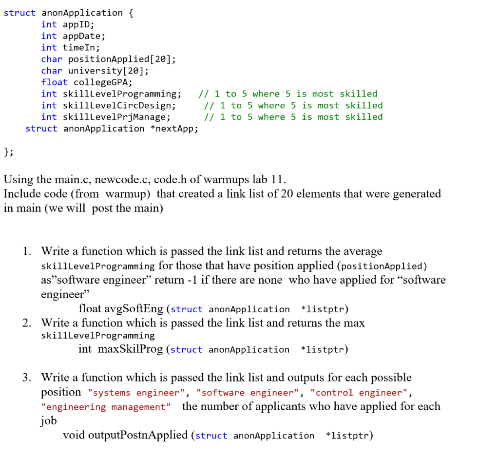 Given: codes in the form three files. I would provide | Chegg.com