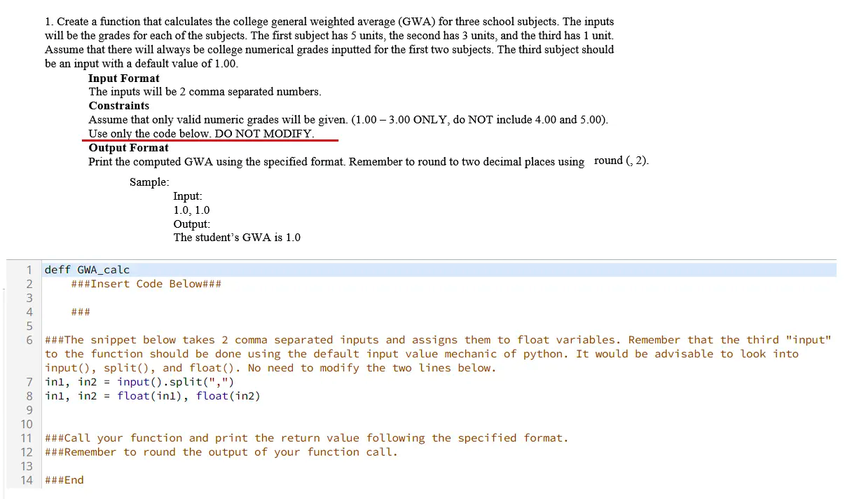 Solved Simulate this code using Python 3. (see photo) Note | Chegg.com