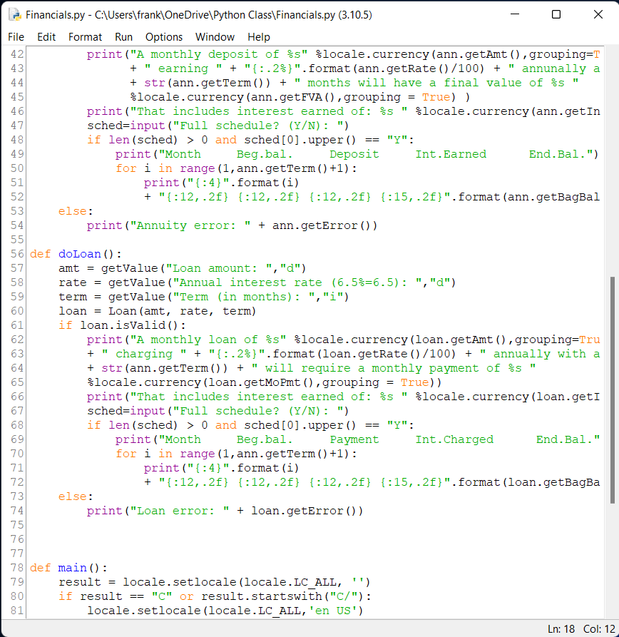 Solved I am trying to complete this Python program with a | Chegg.com