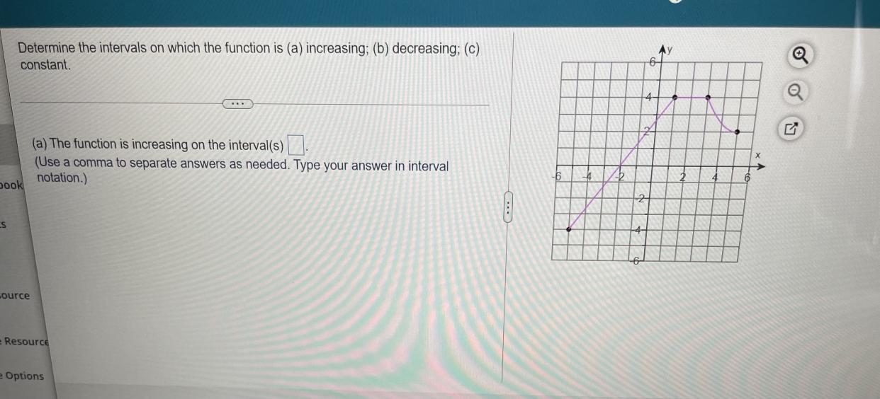 Solved Determine the intervals on which the function is (a) | Chegg.com