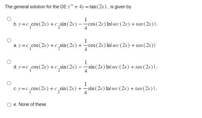 Solved A particular solution of the differential equation | Chegg.com