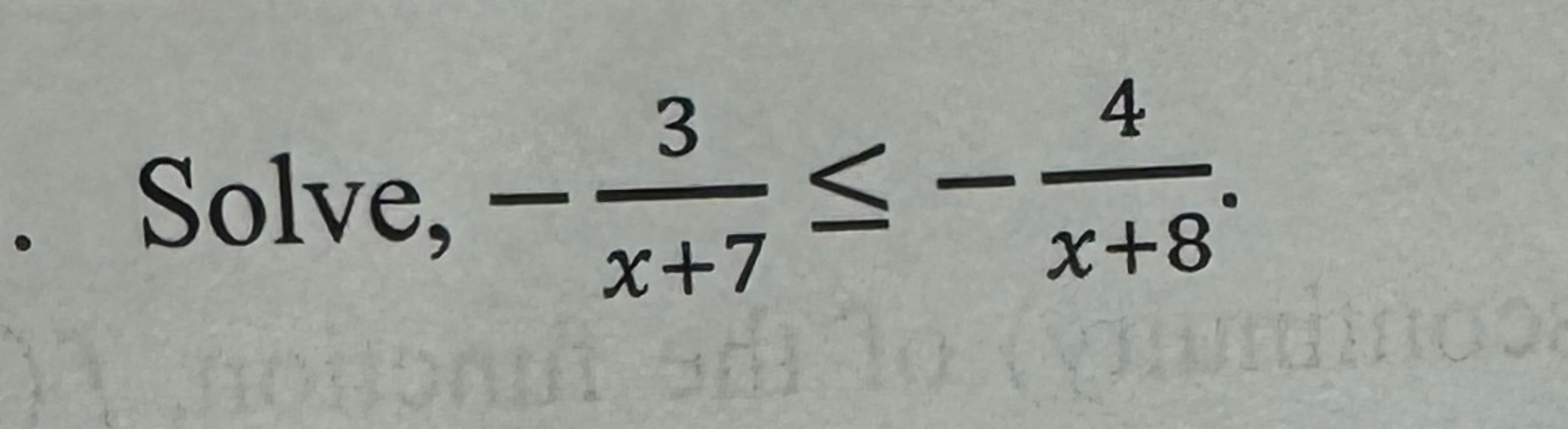 हल करें 4x 3 6x 7 solve