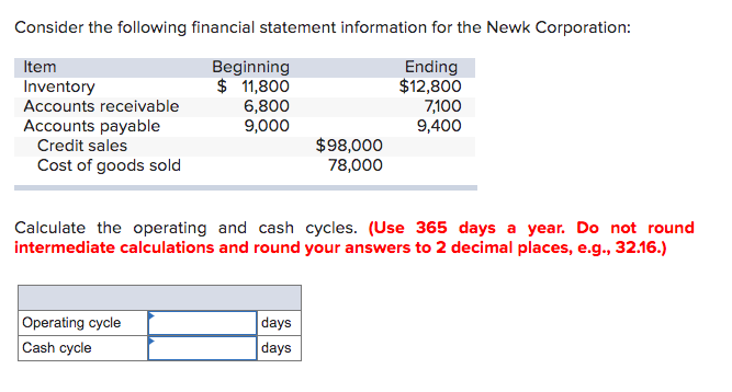 Solved Consider The Following Financial Statement | Chegg.com