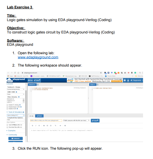 Solved Lab Exercise 3 Title Logic Gates Simulation By Using