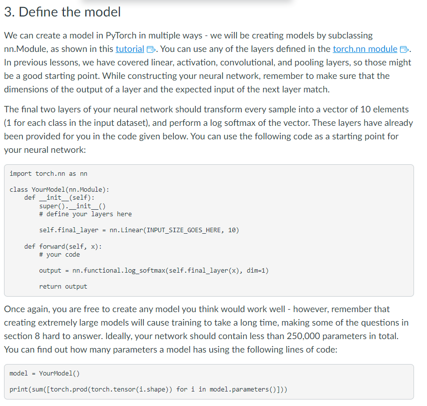 Solved We Can Create A Model In PyTorch In Multiple Ways - | Chegg.com