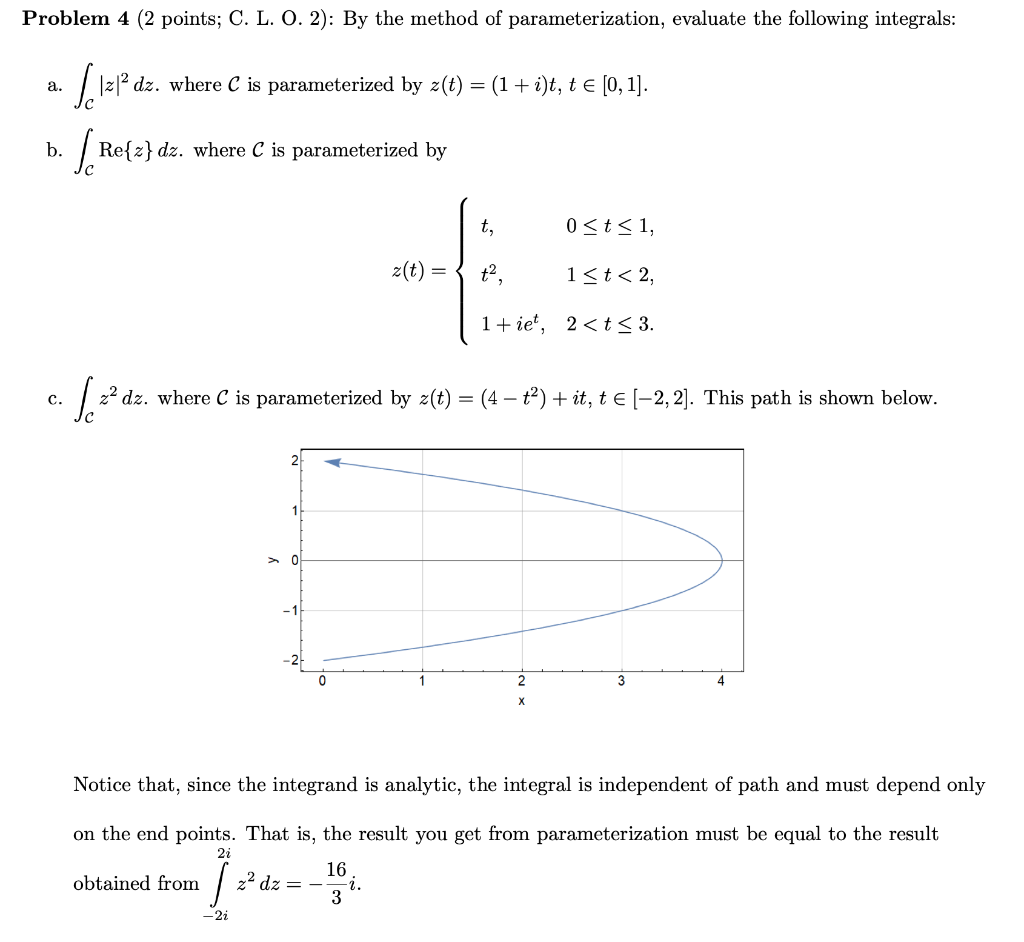 Solved Problem 4 (2 points; C. L. O. 2): By the method of | Chegg.com