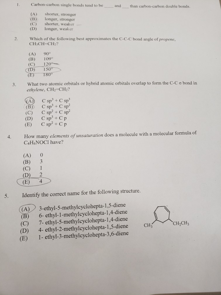 solved-1-carbon-carbon-single-bonds-tend-to-be-and-than-chegg