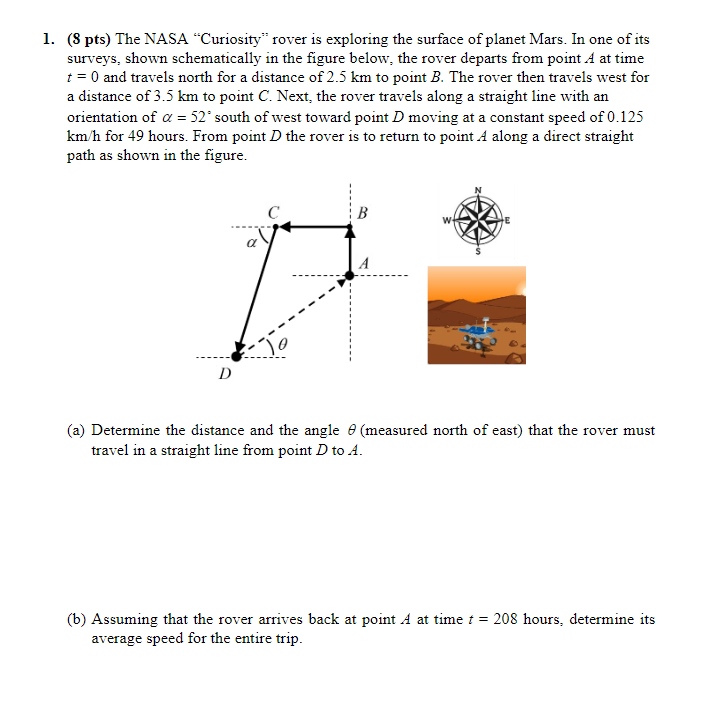Solved 1. (8 pts) The NASA 