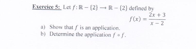 Solved Exercice 5 Let F R 2 R 2 Defined By F x Chegg