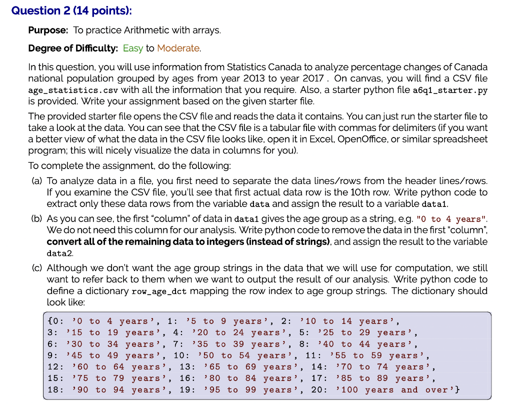 Hi, please read carefully and proceed in python, I am | Chegg.com