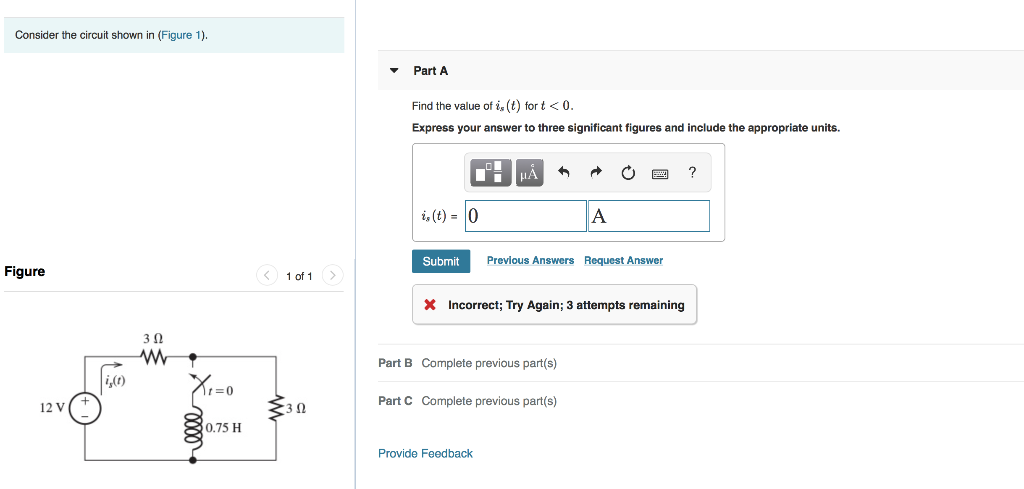 Solved Consider the circuit shown in (Figure 1). Part A Find | Chegg.com