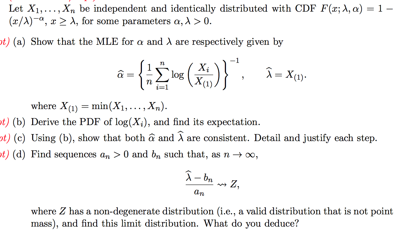 Let X1 Be Independent And Identically Dis Chegg Com