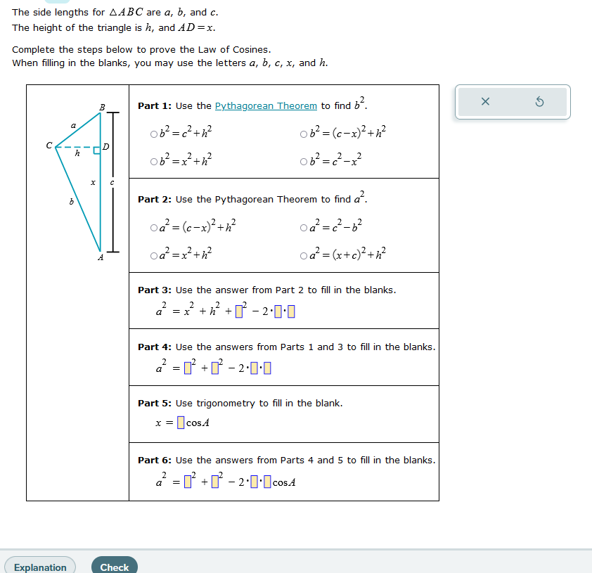 Solved The side lengths for \\( \\triangle A B C \\) are \\( | Chegg.com