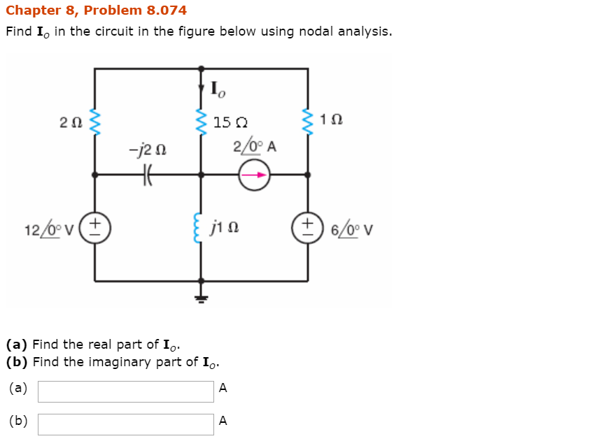 Solved Find Io in the circuit in the figure below using | Chegg.com