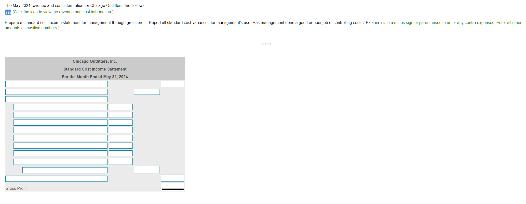 Solved Data Table The May 2024 Revenue And Cost Information Chegg Com   Php0Ncvx6