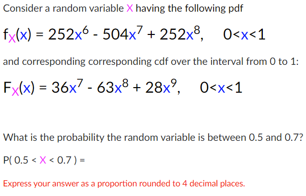 Solved Consider a random variable X having the following pdf | Chegg.com