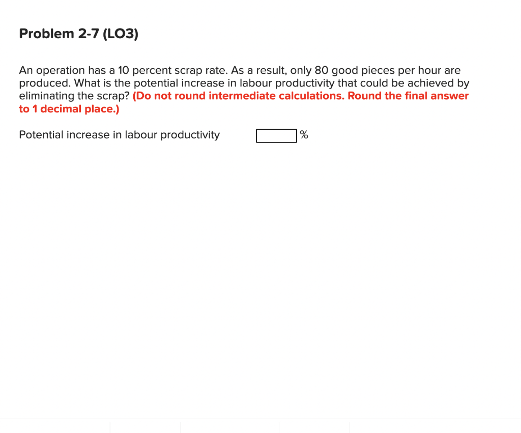 Solved An Operation Has A 10 Percent Scrap Rate As A Chegg Com   PhpJmdHFi