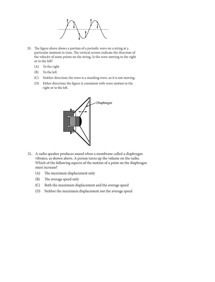 Solved an 20. The figure above shows a portion of a periodic | Chegg.com