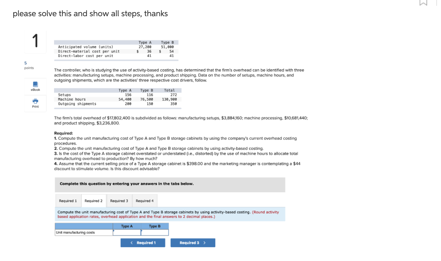 Solved you dont need to solve for 1 i did that already, | Chegg.com
