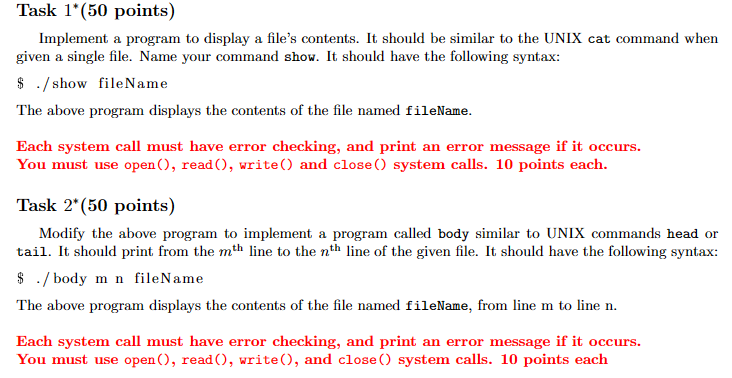 Solved THIS MUST BE DONE IN C++. PLEASE DO BOTH TASKS. DO | Chegg.com